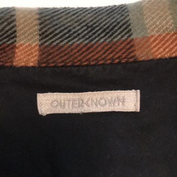 Outerknown Organic Cotton Flannel Button-Up Shirt Jacket - Picture 2 of 7